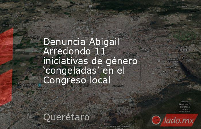 Denuncia Abigail Arredondo 11 iniciativas de género ‘congeladas’ en el Congreso local. Noticias en tiempo real
