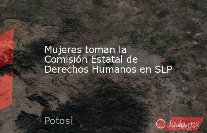 Mujeres toman la Comisión Estatal de Derechos Humanos en SLP. Noticias en tiempo real