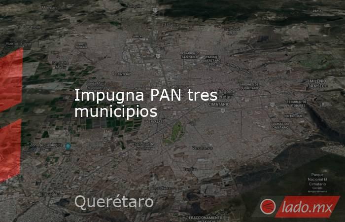 Impugna PAN tres municipios. Noticias en tiempo real