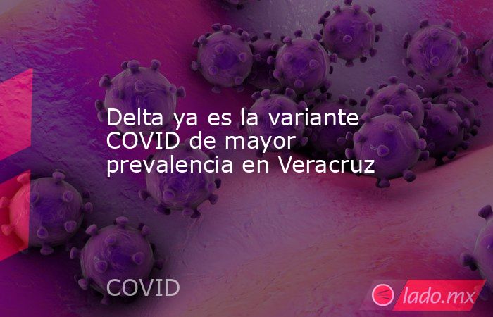Delta ya es la variante COVID de mayor prevalencia en Veracruz. Noticias en tiempo real