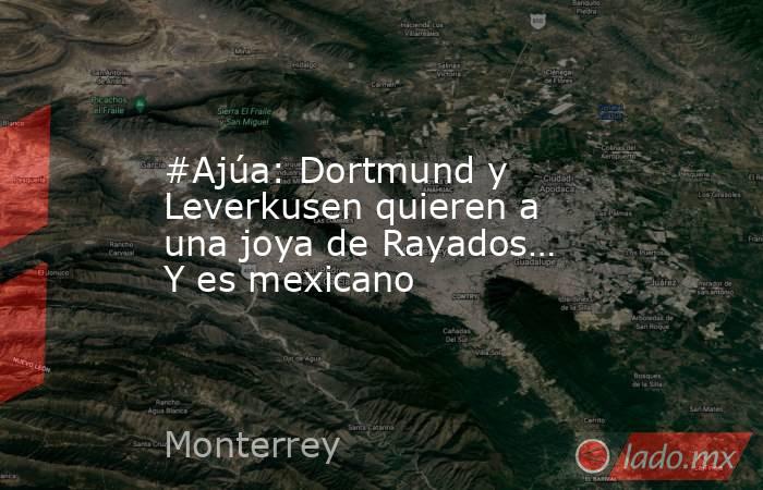 #Ajúa: Dortmund y Leverkusen quieren a una joya de Rayados… Y es mexicano. Noticias en tiempo real