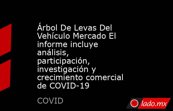 Árbol De Levas Del Vehículo Mercado El informe incluye análisis, participación, investigación y crecimiento comercial de COVID-19. Noticias en tiempo real