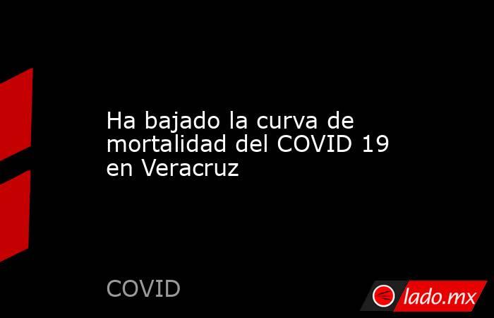 Ha bajado la curva de mortalidad del COVID 19 en Veracruz. Noticias en tiempo real