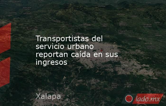 Transportistas del servicio urbano reportan caída en sus ingresos. Noticias en tiempo real