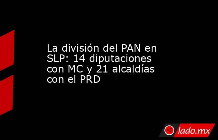 La división del PAN en SLP: 14 diputaciones con MC y 21 alcaldías con el PRD. Noticias en tiempo real
